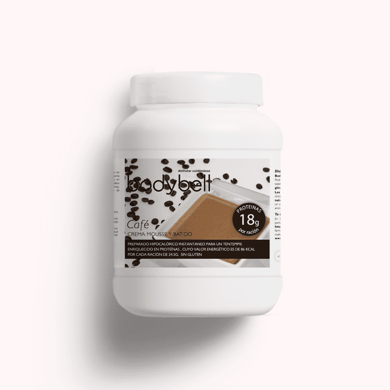 Bote crema, mousse y batido sabor Café
