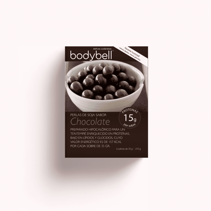 Perlas de soja chocolate